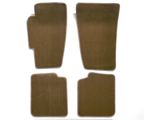 Premier Custom Fit 4-piece Set Carpet Floor Mats for Ford Mustang (Premium Nylon, Beige) Custom Fit Premier 76110723