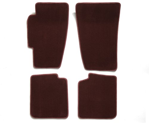 Premier Custom Fit 4-piece Set Carpet Floor Mats for Honda Civic Si (Premium Nylon, Wine) Custom Fit Premier 76122994
