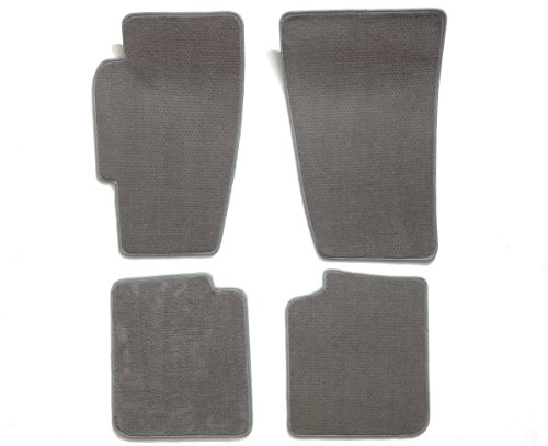 Premier Custom Fit 4-piece Set Carpet Floor Mats for Jaguar (Premium Nylon, Gray) Custom Fit Premier 76207747