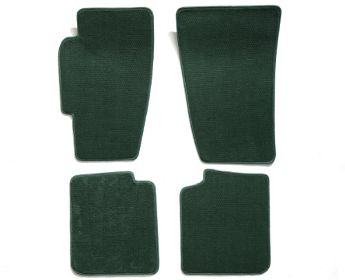 Premier Custom Fit 4-piece Set Carpet Floor Mats for Jaguar X-Type (Premium Nylon, Evergreen) Custom Fit Premier 76103206