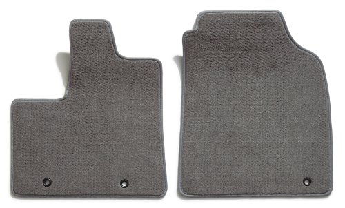 Premier Custom Fit 2-piece Front Carpet Floor Mats for Ford and Lincoln (Premium Nylon, Gray) Custom Fit Premier 76124547