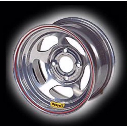 Bassett 15 x 8, 5-on-4.75, 3 Off IMCA Silver Wheel 58DC3IS Racing Bassett Wheels 58DC3IS