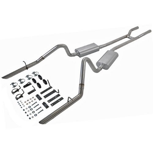 Flowmaster 17334 Header-back System - Dual Rear Exit - American Thunder - Moderate Sound Exhaust & Emissions Flowmaster 17334