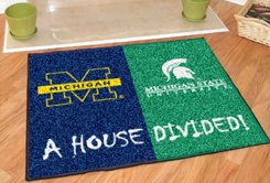 FANMATS NCAA House Divided Nylon Face House Divided Rug Area Rugs Fanmats 6032