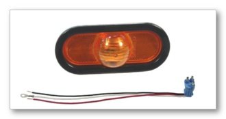 TURN LAMP, YELLOW, SEALED OVAL SIDE TURN/MARKER KIT (52543) Marker Lights Grote 52543
