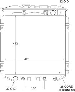 Radiators Visteon 251-3