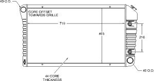 Radiators Visteon 364