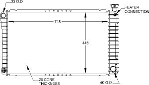 Radiators Visteon 9275