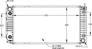 Radiators Visteon 9561