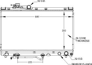 Radiators Visteon 9771