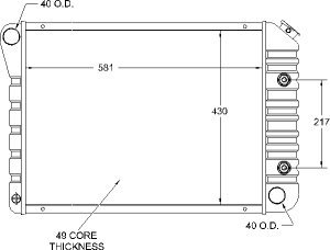Radiators Visteon 412