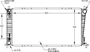 Radiators Visteon 9382