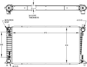 Radiator-2004-99 Radiators Visteon 9420