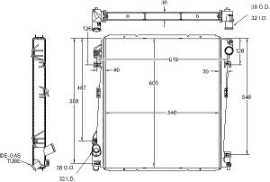 Radiators Visteon 9434