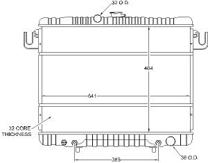 Radiators Visteon 982