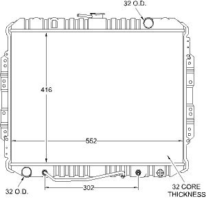 Radiators Visteon 9160