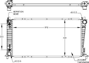 Radiators Visteon 9403