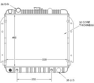 Radiators Visteon 957