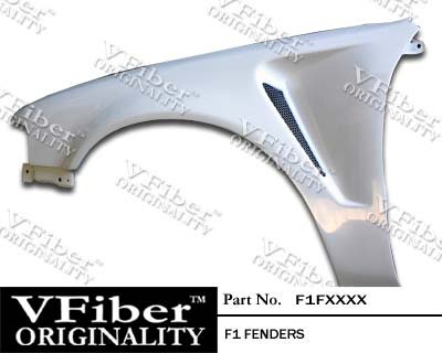 1998-2002 Honda Accord 2dr Body Kit F1 Fenders (FRP) Body Kits F1F98HA2