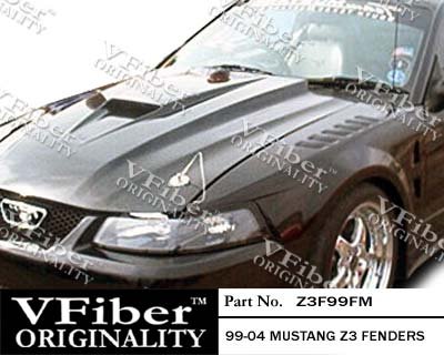 1999-2004 Ford Mustang 2dr Body Kit Z3 Fenders (FRP) Body Kits  Z3F99FM