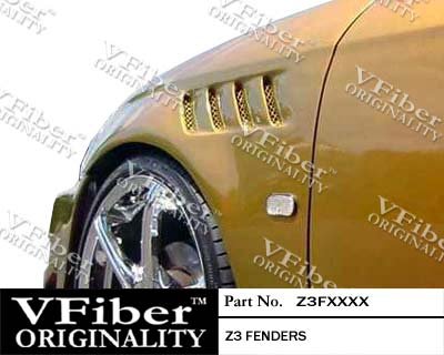 2000-2005 Dodge Neon 4dr Body Kit Z3 Fenders (FRP) Body Kits  Z3F00DN