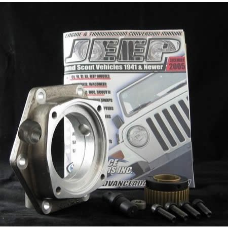 Advance Adapters 50-0405 GM 4L60 Transmission To Jeep Dana 300 Transfer Case Categories Advance Adapters 50-0405