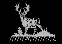 Ridin High Upstream Images Silver Vinyl Wildlife Car Truck Window Decal Sticker Decals Upstream Images 158