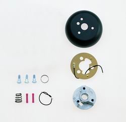 Steering Wheel Installation Kit Matte Black Not Designed for Vehicles w/Air Bag or Telescopic Column or Radio Controls/Cruise Controls Mounted on Steering Wheel Ram Air Kit Grant 4266