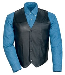 Tourmaster LEATHER VEST SIZE:MED Jackets & Vests Tourmaster 82-023