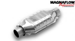 Magna Flow 94300 Series Universal Catalytic Converters (High-Flow, Oval) Cat 2 1/2 Inch IN/OUT Cat 2 1/2 Inch IN/OUT (NON CARB COMPLIANT) Catalytic Converters Magnaflow MAG94306