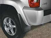 05-07 Jeep Liberty Front Splash Guards Guard Medium Gray Mopar Oem Set of 2 Mud Flaps & Splash Guards Mopar 82209308