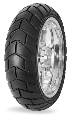 Avon Tyres Distanzia AM44 Tire - Rear - 120/80S-18 , Position: Rear, Tire Construction: Bias, Tire Size: 120/80-18, Rim Size: 18, Tire Type: Dual Sport, Load Rating: 62, Speed Rating: S, Tire Application: All-Terrain 2979511 Dual-Sport Tires Avon Tyres AV2979511-MTA-AMA
