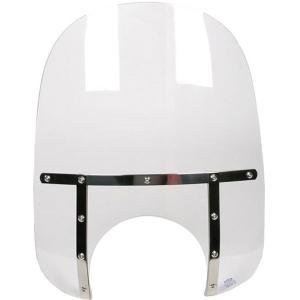 Memphis Shades 17in. Memphis Slim Windshield (9in. Cutout) - Clear MEM4220 Windshields Memphis Shades MEM4220