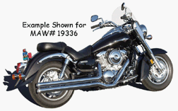 MUZZYS 2-2 STR DRAG VTX1800R RET 1015-00059 Complete Systems Muzzys 1015-00059