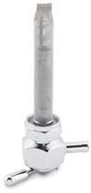 Pingel Designer Hex Power-Flo Petcock Outlet Facing Backward for 1975-2006 Harley Davidson Sportster/Big Twin Fuel Lines Pingel 4311-CH