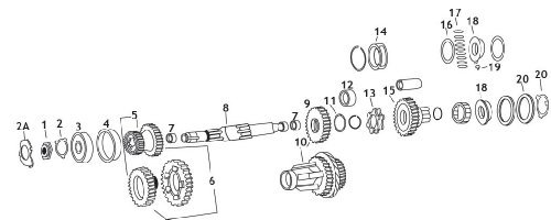 ANDREWS MAIN DR 4TH GR 41-77 204260 Transmissions Andrews 204260