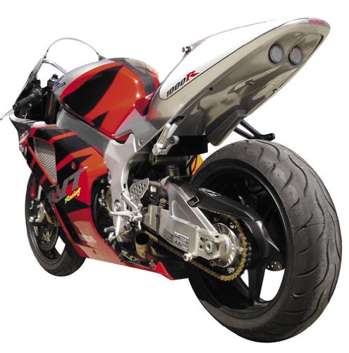 Hotbodies Racing S02GS-SB-BLK Black ABS Undertail with Built-In LED Brake/Signal Lights Complete Systems Hot Bodies Racing S02GS-SB-BLK