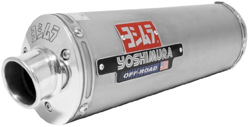 Yoshimura RS-3 Slip-On - Stainless Steel Muffler - Aluminum End Cap , Material: Stainless Steel 1461255 Complete Systems Yoshimura Y1461255