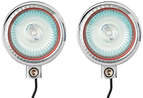 Kuryakyn 2319 Silver Large Bullet Halogen Light Kit Electrical Kuryakyn 2319