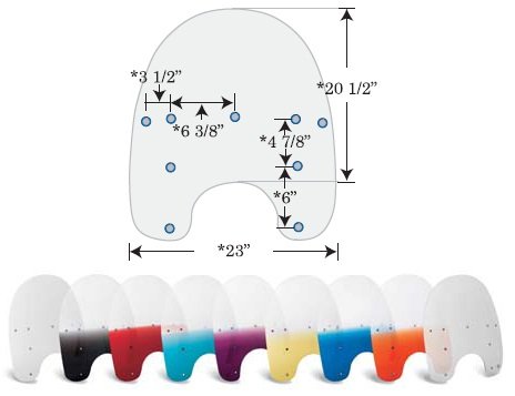 Windshields & Accessories Memphis Shades MEP6261