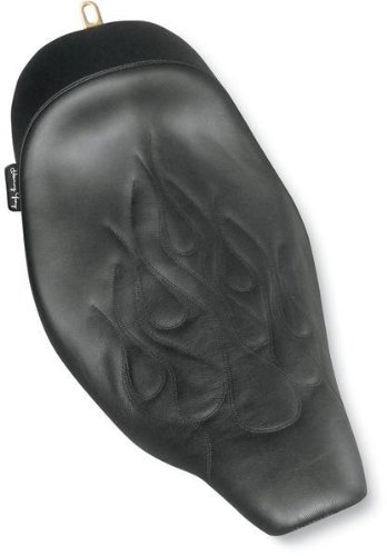 Danny Gray Buttcrack Solo Seat - Flame Stitching 20-403F Complete Seats Danny Gray 20-403F
