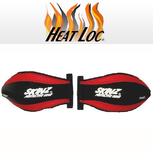 Skinz Protective Gear Pro-Series Handguards - Black/Red HGP100-BK/RD Handguards Skinz Protective Gear HGP100BKRD