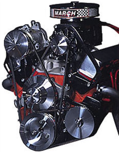 MARCH PERF # 7210 CHEVY BB LWP 3PC 69-92 V Belts MARCH 7210