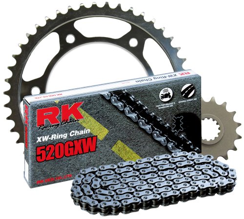 RK Racing Chain 4107-042S Steel Rear Sprocket and 520GXW Chain 520 Steel Conversion Kit Chain & Sprocket Kits RK Racing Chain 4107-042S