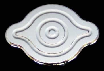 ModQuad Radiator Cap - Polished/Flames RA-F Parts Modquad RA-F