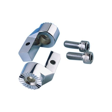 Show Chrome Anti-Rotation Male Stud Mounts Foot Pegs Show Chrome 21-321