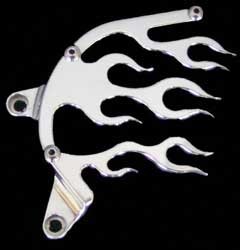 ModQuad CHAIN GUARD FLAMES RAPTOR 660 CG1-FR Chain Guards Modquad CG1-FR