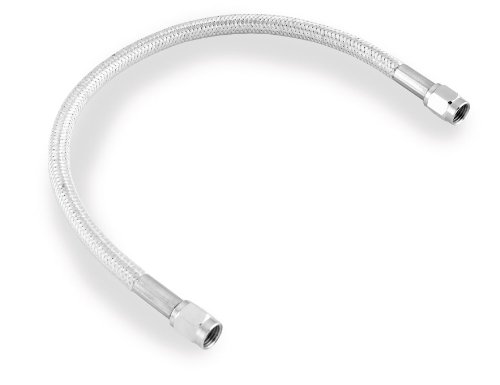 Goodridge Universal Platinum Clear Coat Brake Hose with Chrome Ends - 50in. 70350 ABS Goodridge 70350