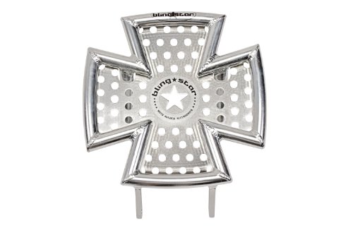 Blingstar Iron Cross Bumper Polished for Predator Accessories Bling Star ATV2013POL