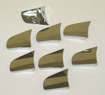 1953-1955 Corvette Hub Cap Flipper Set of 8 Car Corvette Central 641002